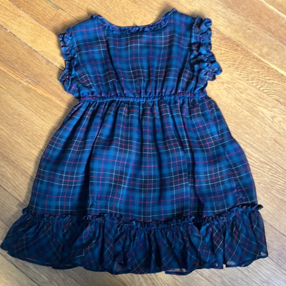 Mint Condition Ralph Lauren Plaid Ruffle Dress 4T - Picture 2 of 6